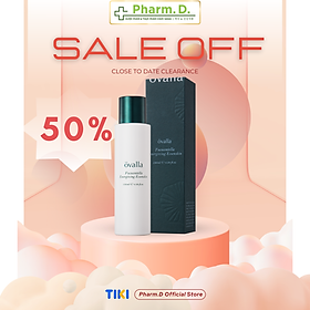 [SALE 50% CẬN DATE] Toner Nước Dưỡng Ẩm Thuần Chay OVALLA Fucocentella Energizing Essenskin Giúp Dưỡng Ẩm Phục Hồi Da, Giảm Nếp Nhăn Và Sáng Da 130ml Làm Đẹp Da Dưỡng Ẩm Da Skincare [CẬN DATE]