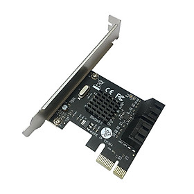 Thẻ chuyển đổi PCI-E sang 4 * SATA3.0 hỗ trợ nhiều hệ thống phích cắm
