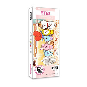 Bookmark BT21 BTS 62psc