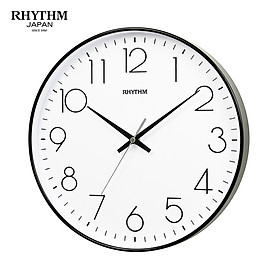 Mua Đồng hồ treo tường Nhật Bản Rhythm CMG601NR02- Kt 30.5 x 4.1cm  500g Vỏ nhựa. Dùng Pin.