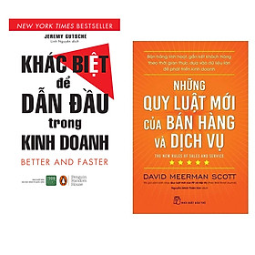 Hình ảnh Combo 2Q: Những Quy Luật Mới Của Bán Hàng Dịch Vụ+Khác Biệt Để Dẫn Đầu Trong Kinh Doanh (Sách Kỹ Năng Kinh Doanh / Phát Triển Doanh Nghiệp Tinh Gon / Tư Duy Tự Thân Của Những Nhà Quản Lý Đại Tài)