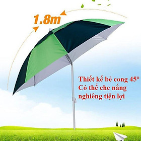 Mua Ô dù câu cá - Ô DỌC DƯA 1m8 che mưa nắng   dã ngoại