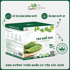 Hỗ trợ giảm đường huyết Trà khổ qua túi lọc GOCE - 40g 20 túi x 2g