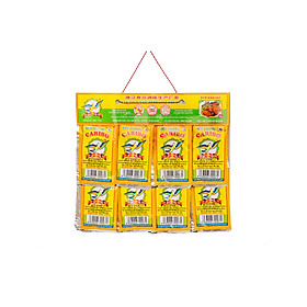 Gia vị thực phẩm Đức Giang- Bột cari bơ con én 3 gam- 100 gói/ 5 vỉ