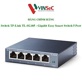 Mua Switch TP-Link TL-SG105 Gigabit Hàng Chính Hãng - 5 cổng RJ45 10/100/1000Mbps  Vỏ Kim Loại