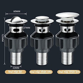 Mua Xi phông thoát nước bồn rửa mặt loại nhấn  không cần dùng keo