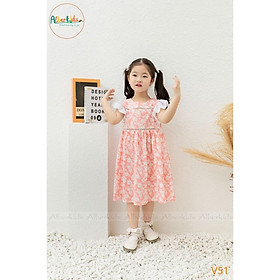 Váy bé gái ALBERKIDS hoa tay cánh tiên công chúa xinh đẹp cho trẻ em từ 2,3