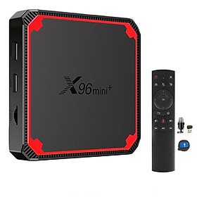 Mua Android Tivi Box X96 mini plus có điều khiển giọng nói và cử chỉ tay người dùng S905W4 bluetooth Ram 2G Rom 16G Android 9 Wifi kép cài sẵn các ứng dụng giải trí miễn phí