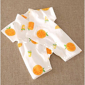 Body cộc tay cho bé mẫu buộc dây kiểu dáng dễ thương, quần áo trẻ em sơ sinh từ 3-12kg