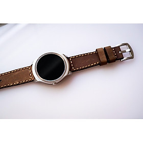 Mua Dây đeo da bò cho đồng hồ Samsung và Huawei Size 20 - 22 - Khâu tay thủ công