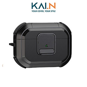 Mua Ốp Cho Airpods PRO 2/ Airpods PRO Kai.N Lock Moss Green Kèm Móc Treo_ Hàng chính hãng