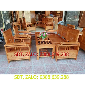 Mua Bộ Ghế Gỗ Phòng Khách - Tay Hai Tầng