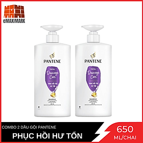 COMBO 2 Chai Dầu gội Pantene Phục hồi hư tổn 650ml