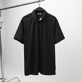 Áo thun polo trơn trắng đen chất cotton 65/35 nam bigsize tới 130kg