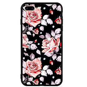 Ốp lưng viền TPU cao cấp cho Iphone 7 Plus - Rose 03