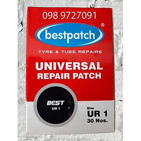 Miếng vá ruột xe máy, ôtô  hình tròn UR1 53mm