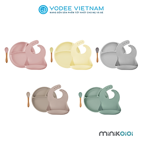 MinikOiOi - Bộ ăn dặm silicone 2