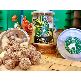 Kẹo Khóm tươi phủ Dừa Hoa Tuyết Cocofarm 400gram