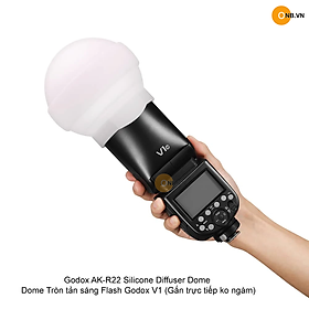 Mua Godox AK-R22 Diffuser Dome tròn tản sáng Flash Godox V1