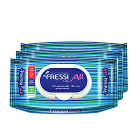 Combo 3 Khăn ướt Fressi Care All 100 tờ