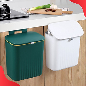 Mua Thùng rác treo tủ bếp nhà tắm 9L  có nắp thông minh  móc cài hoặc dán tường