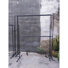 Mua Giá treo quần áo 2 tầng NGẦU  sắt ống phi 21