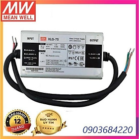 Nguồn LED 24V 3.1A XLG-75-24 Meanwell, Hàng chính hãng