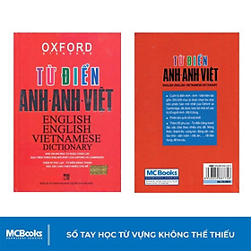 [Download Sách] Sách - Từ Điển Anh Anh Việt Phiên Bản Bìa Cứng Màu Đỏ - Giải Nghĩa Đầy Đủ Ví Dụ Phong Phú