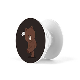 Mua Gía đỡ điện thoại đa năng  tiện lợi - Popsockets - In hình GAUBROWN 01 - Hàng Chính Hãng
