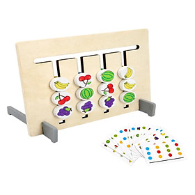 Montessori Matching Puzzle Toy Chic Wooden for Preschool Family Kindergarten