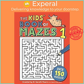 Sách - The Kids' Book of Mazes 1 by Gareth Moore (UK edition, paperback)