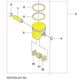Mua Piston máy cắt cỏ 541RS  143RII