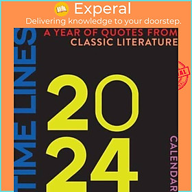 Hình ảnh Sách - Time Lines: A Year of Quotes from Classic Literature-2024 Wall Calendar by  (UK edition, paperback)