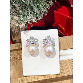 Bông Tai Ngọc Trai Edison Ánh Hồng  - MOON Jewelry