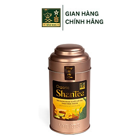 Trà Xanh Shan Tuyết Cổ Thụ Ướp Thảo Dược Thơm VHERBS Hộp 90G