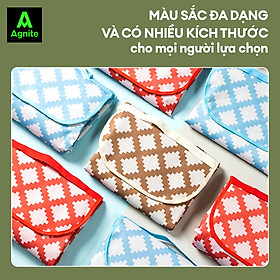 Thảm picnic, thảm dã ngoại chính hãng Agnite, thảm decor chống nước, nhiều màu đa kích thước dễ dàng gấp gọn như 1c túi