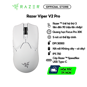 Mua CHUỘT RAZER VIPER V2 PRO-TRẮNG(WHITE) -ULTRA- LIGHTWEIGHT WIRELESS ESPORTS MOUSE_RZ01-04390200-R3A1