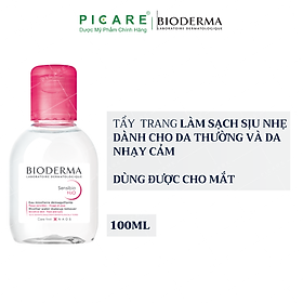 Nước tẩy trang dành cho da nhạy cảm BIODERMA Sensibio H2O 100ml