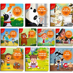 Sách - Ehon Cho Bé Từ 2 Tuổi - Combo 10 Cuốn Thế Giới Diệu Kỳ Của Bé - NXB Dân Trí