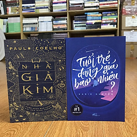 Combo sách bestseller: NHÀ GIẢ KIM + TUỔI TRẺ ĐÁNG GIÁ BAO NHIÊU (tặng kèm bookmark)