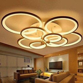 Mua Đèn trần 8 vòng  đèn mâm trần led  đèn trang trí  đèn decor  đèn ốp trần 8 cánh DT