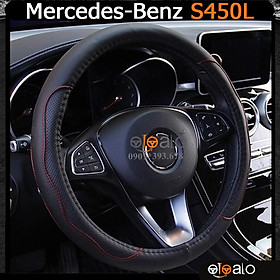 Bọc vô lăng volang xe Mercedes Benz S450 da PU cao cấp BVLDCD - OTOALO