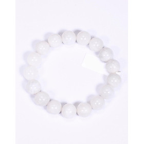 Vòng tay đá xà cừ trắng mệnh thủy, kim - Ngọc Quý Gemstones
