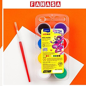 Bộ 8 Màu Nước Dạng Nén - Nhân Vật Akooland CiCi - Colokit WACO-C06/AK