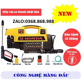 Máy rửa xe MALAYSIA áp lực cao - Tặng bình xịt tuyết và súg dài nửa mét