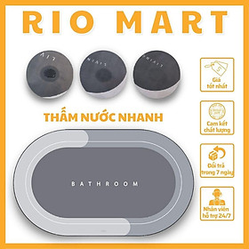 Mua Thảm Lau Chân Chống Trượt Siêu Thấm Nước - Thảm Chùi Chân Nhà Tắm  Nhà Bếp Cao Cấp - R18 RIOMART
