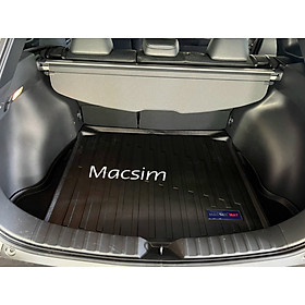 Thảm lót cốp xe ô tô Toyota Cross 2020-2022 nhãn hiệu Macsim chất liệu TPV  màu đen bóng.