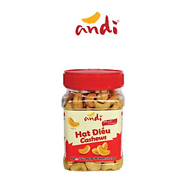 Hạt Điều Rang Muối Biển Vị Tự Nhiên ANDI Hộp 227g