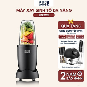 Máy xay sinh tố đa năng Lebenlang LBL2628, dung tích 700ml, công suất 600W, tiện lợi cho gia đình, bảo hành 2 năm - hàng chính hãng