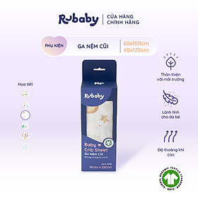 Ga Nệm Cũi Rubaby, Kết Cấu Mềm Mại, Chất Liệu An Toàn Tránh Gây Dị Ứng Cho Bé, 2 Kích Thước - Đa Dạng Họa Tiết